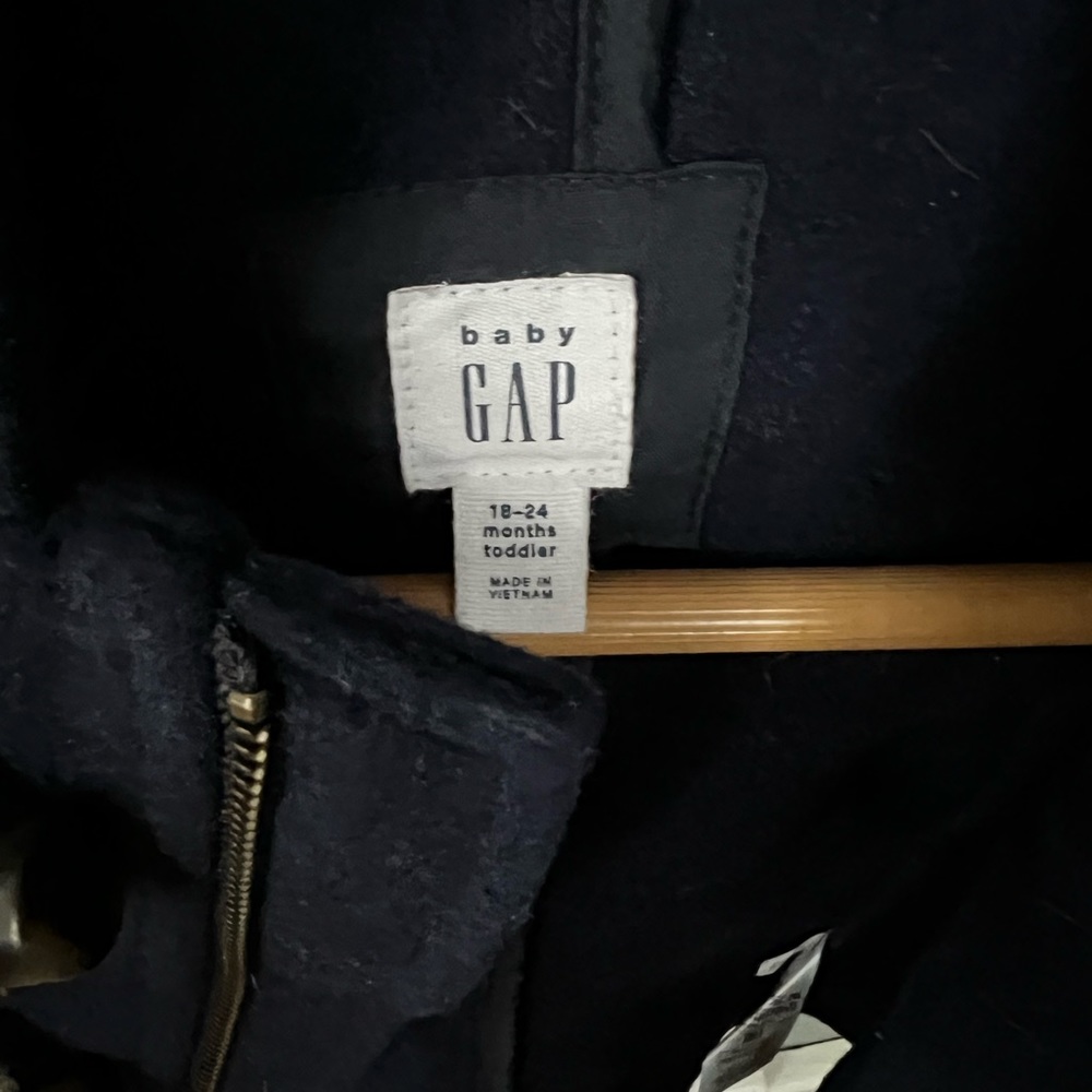 18-24 M GAP Navy Hooded Peacoat